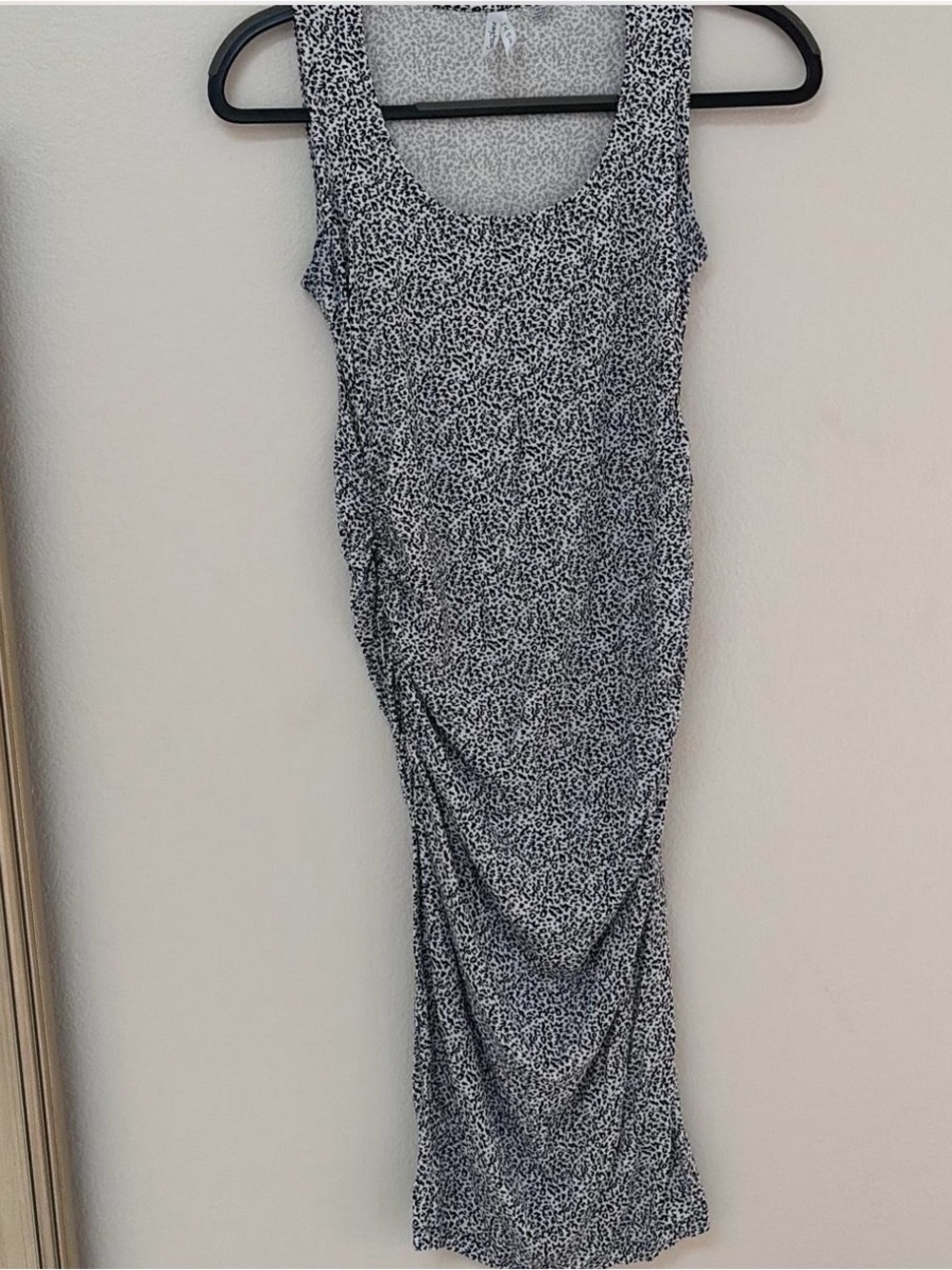 Seraphine Maternity Navy & White Printed Midi Dress